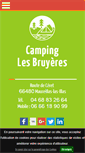 Mobile Screenshot of lesbruyeres-camping.fr